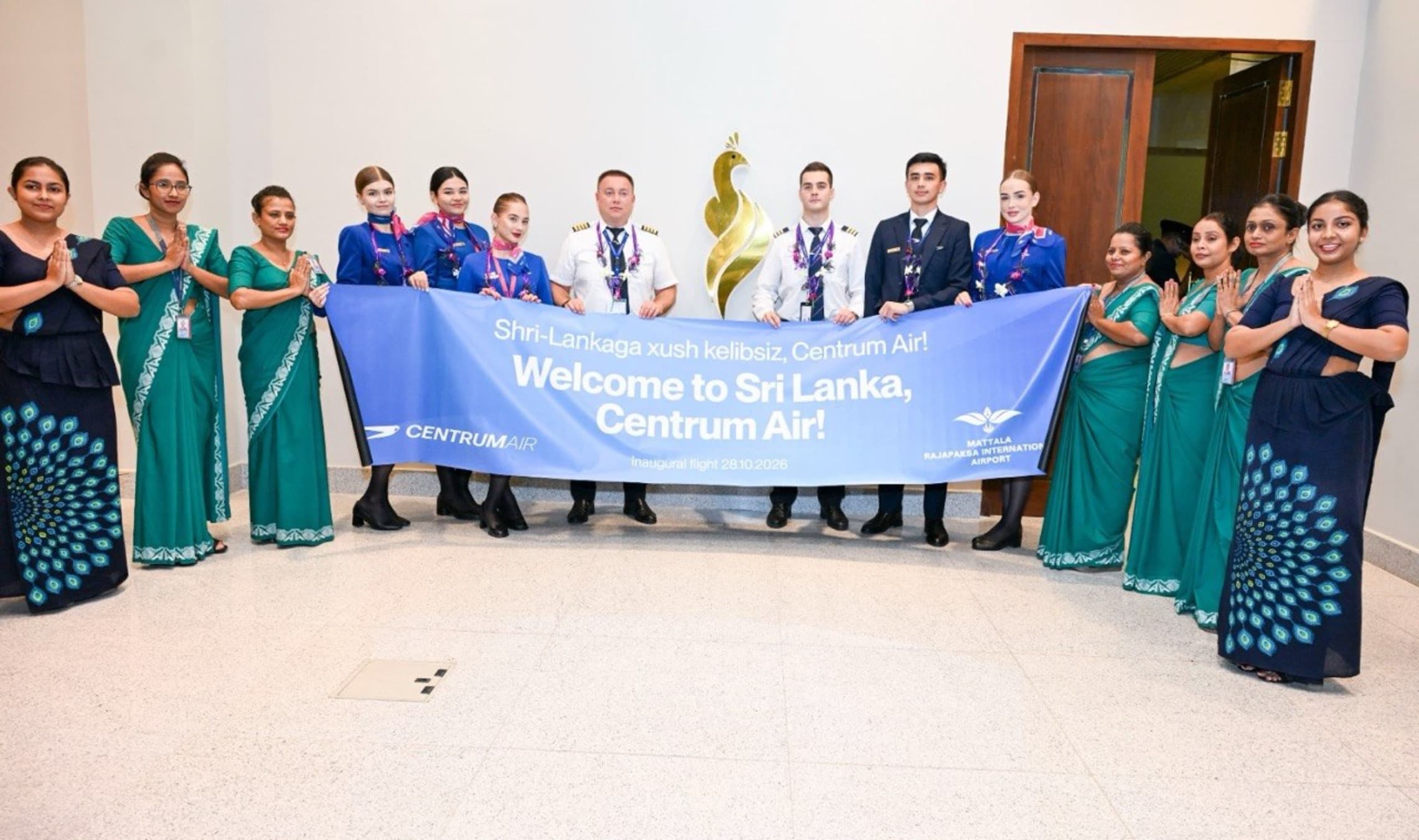 Centrum Air operates inaugural flight to Hambantota, Sri Lanka